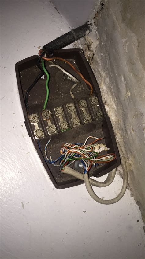 burying phone line junction box|unburied wire installation.